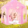 Children Tent Toy Ball Pool Girl Princess Pink Castle Tents Small Playhouses For Kids Portable Baby Outdoor Play Tent Ball Pit 4