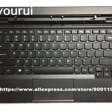 Yourui Для lenovo для ThinkPad X1 Helix 2nd 2 20CG 20CH ультрабук Pro Клавиатура США с подсветкой батареи Упор для рук снизу 03X6918