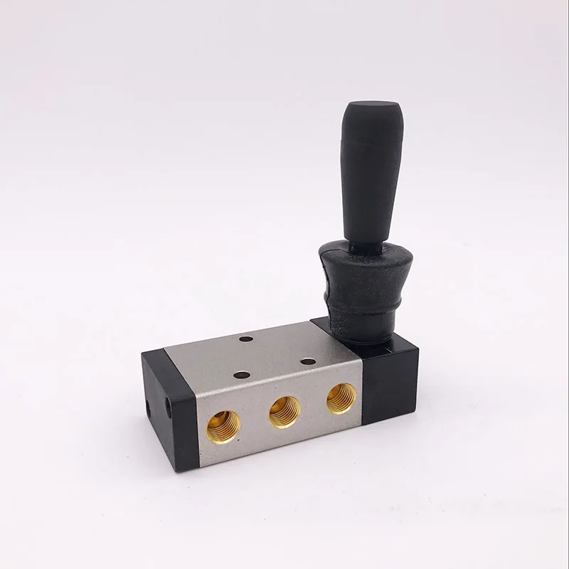 

GOGO 5 way Pneumatic air hand control valve 4H210-08 Port 1/4" BSP 4H210-06 1/8 BSP flow control Manual valve