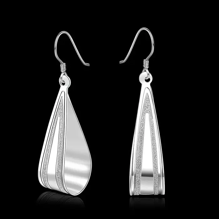 summer style fine silver plated earrings 925 sterling silver jewelry