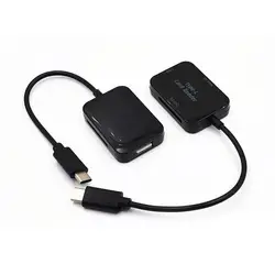 USB 3,1 Тип C к USB 2,0 концентратор SD TF Card Reader + OTG адаптер для Macbook PC LCC77