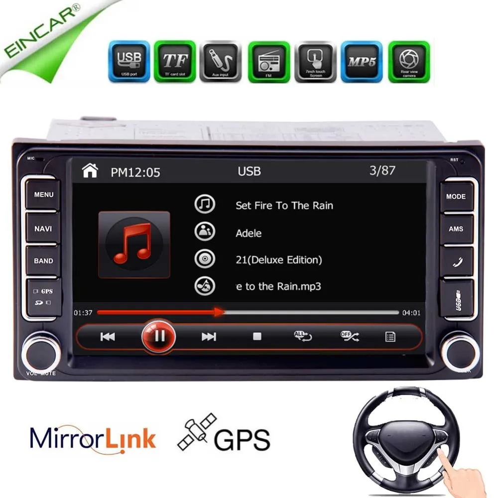 

Car Stereo Car MP5 Player Win CE Touch Screen Car NO DVD Player support GPS Navigation Bluetooth Mirror-Link Rear View Camera AM