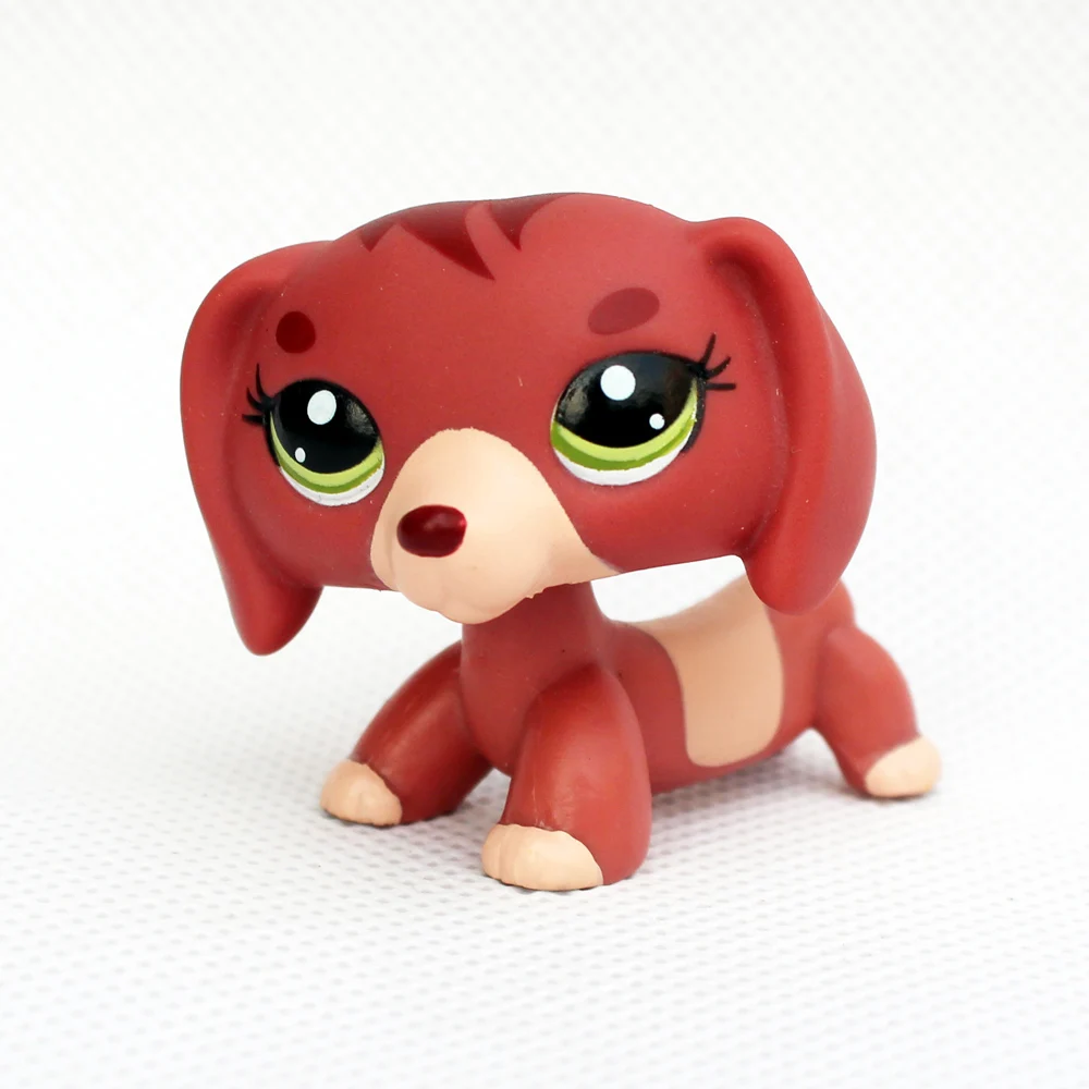 LPS кошка из коллекции pet shop игрушки Такса собака #3601 коричневая сосиска редкие