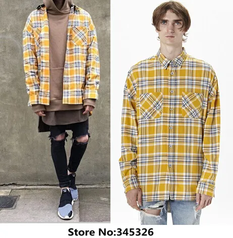 yeezy flannel shirt