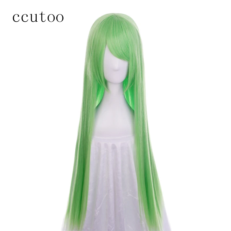 Ccutoo код Geass C. C CC императрица 100 см зеленый длинные прямые синтетические волосы косплей парик термостойкие волокна