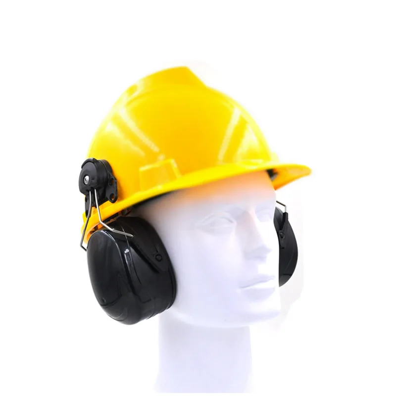 Orejeras antirruido para casco, Protector de orejas para casco de seguridad, auditiva para trabajo de construcción de fábrica, nuevo