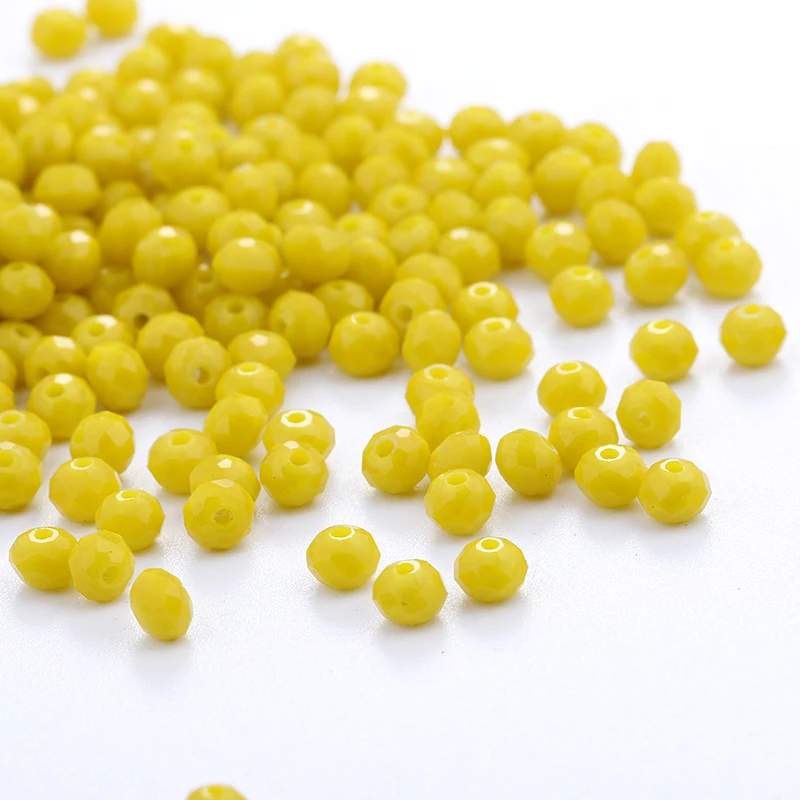 Czech Seed Rondelle Beads 300pcs/lot 3x4mm Faceted Crystal DIY Jewelry 5040 Glass Spacer | Украшения и аксессуары