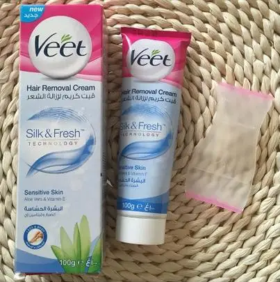 Veet Hair removal cream / lady / man private body, axillary hair, leg hair, student's armpit artifact.