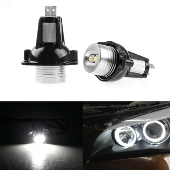 

New 6500-7000K Angle eyes led bulb cree Chip For BMW series 3 5 7 X5 E70 X6 E71 E90 E91 E92 M3 E60 E93 E84 E89 E60 E82 #TD001