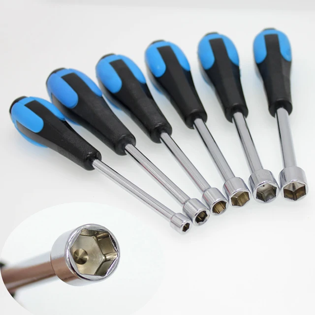 5 12mm Hexagon Screwdriver CR V Sleeve Screw driver Hex Socket Bolt