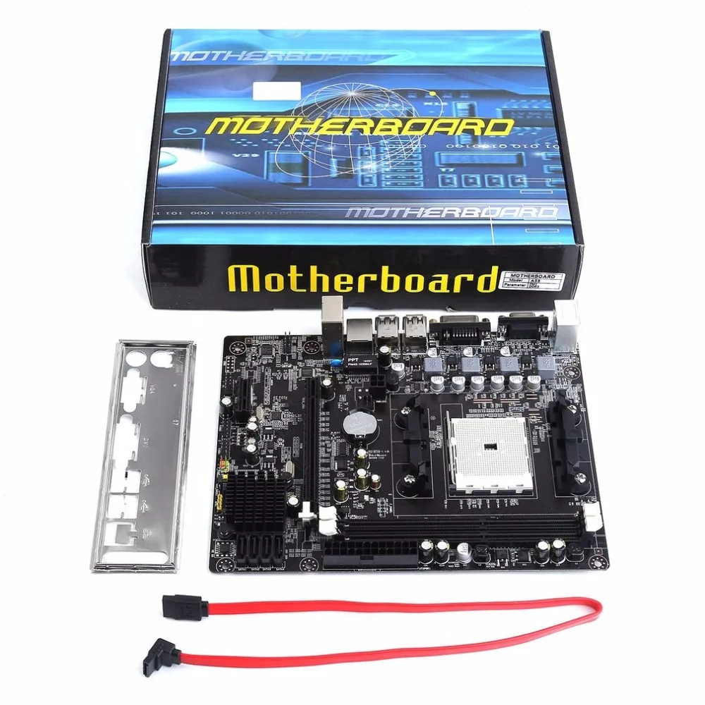 

Motherboard A55 Desktop Supports For Gigabyte GA A55 S3P A55-S3P DDR3 Socket FM1 Gigabit Ethernet Mainboard