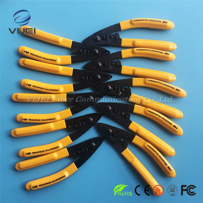 

10 PCS/Lot Miller FTTH tools Optical Fiber Stripping Pliers CFS-3 Three-port Fiber Optical Stripper