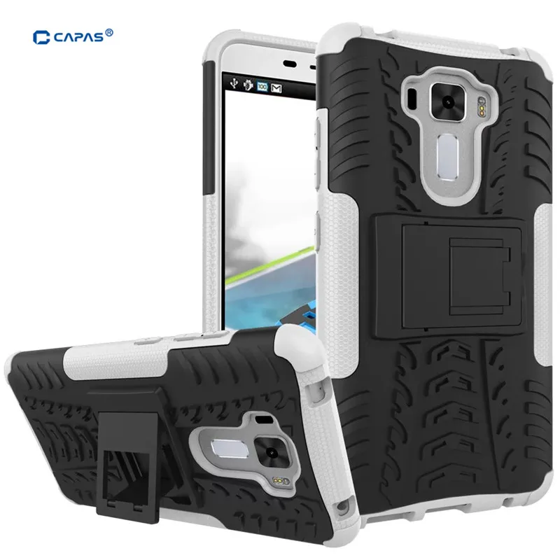 

CAPAS for ASUS Zenfone 3 Laser ZC551KL Case Cover TPU + PC 2 in 1 Stand Cover for ASUS Zenfone 3 Laser Case Protective Shield
