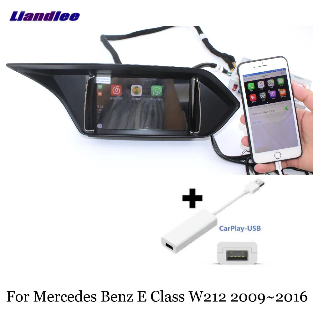 Liandlee автомобиль Android 7,1 для Mercedes Benz E Class W212 S212 2009~ радио Carplay Camer ТВ gps Navi карта навигация Мультимедиа - Цвет: Carplay