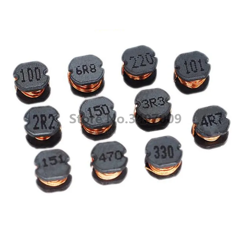 20 шт./лот Катушка Индуктивности SMD CD32 CD43 CD54 CD75 10uH 22uH 33uH 47uH 100uH 470uH 100 220 330 470 101 471 5 мм 5,2x4,5 мм - изображение