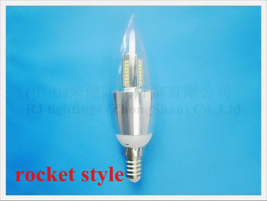 Башня Стиль SMD 3014 алюминиевый светодиодный лампа в форме свечки лампа светодиодный свет с солнечней энергией E14 4 Вт SMD3014 32 светодиодный AC85-265V CE по ограничению на использование опасных материалов в производстве