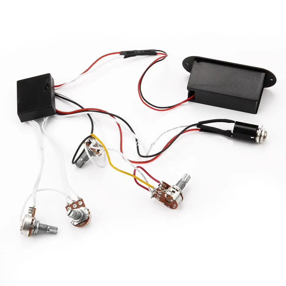 Mings Active 2 Band EQ Preamp Circuit for Bass Pickupin Guitar Parts