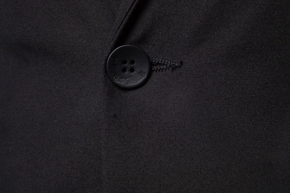 Модный мужской блейзер, деловой Повседневный пиджак с вышивкой, однотонный мужской пиджак, классический черный пиджак для свадебной вечеринки, верхняя одежда, пальто