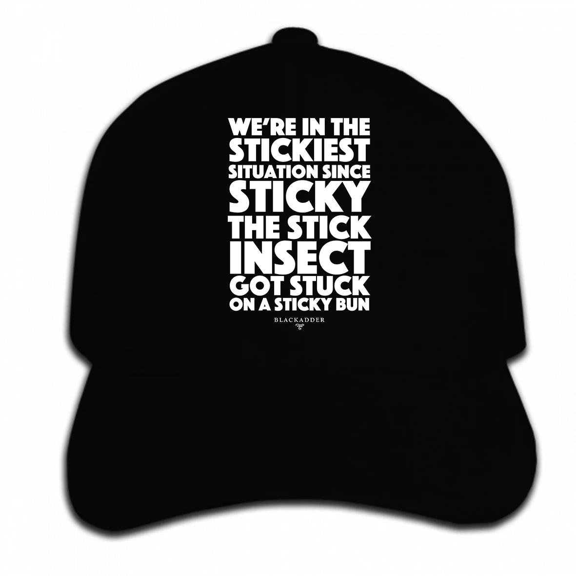 

Print Custom Baseball Cap Blackadder quote we Customized Hat Peaked cap