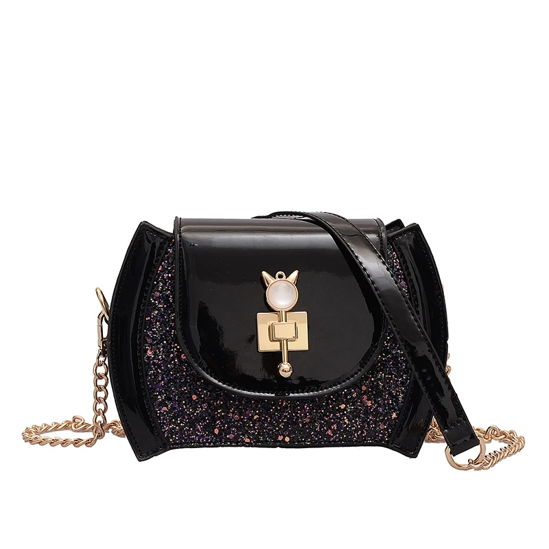 

Korean Version Saddle Bag Lady Chain 2019 New Fashion Inclined Single Shoulder Lovely Girl High Quality Shoulder Bag Hot Sale