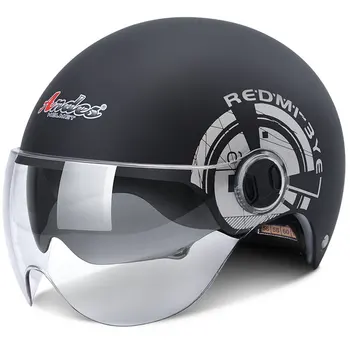 

Andes Motorcycle Helmet Riding Scooter Unisex Windproof Helmet UV Protection Flip Up 2 Visors Motocross Helmet Casco Moto