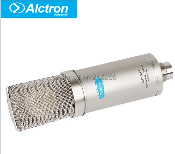 Alctron CM6MKII профессиональный конденсаторный микрофон проводной Микрофон Звук Studio для комплект для видеозаписи KTV караоке с подвесом