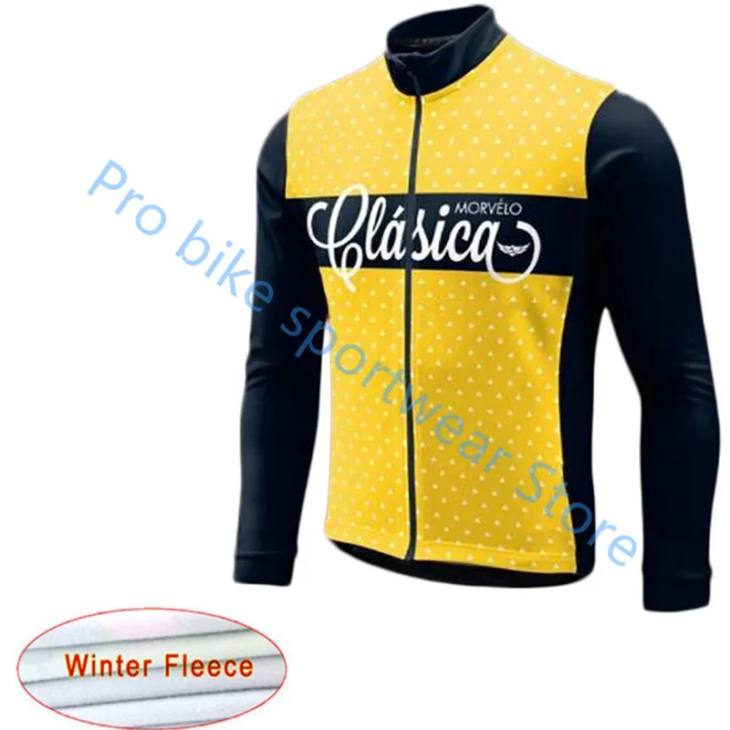Ropa Ciclismo Morvelo Racing Велосипедный спорт Mountain MTB Pro команда Велоспорт Джерси Зима с длинным рукавом термальность флис велосипед Костюмы