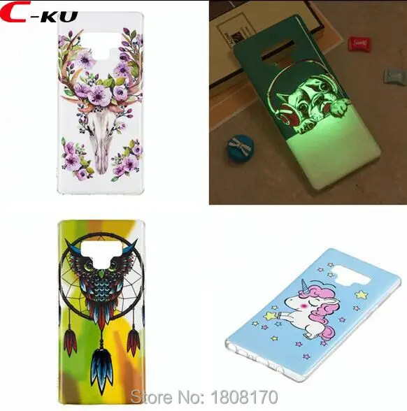 C ku светящийся в темноте мультяшный ТПУ мягкий чехол для Xiaomi 8 S2 Oneplus 6 Huawei Honor 10 LG K8