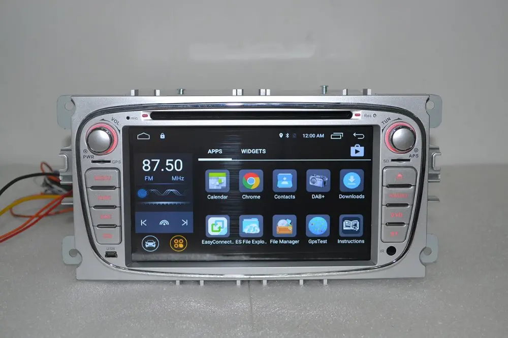 Clearance Android 7.1 for Ford focus 2 s-max 2din car dvd,gps navigation,wifi,radio,bluetooth,Steering wheel,Free 8g map,mic,touch screen 11