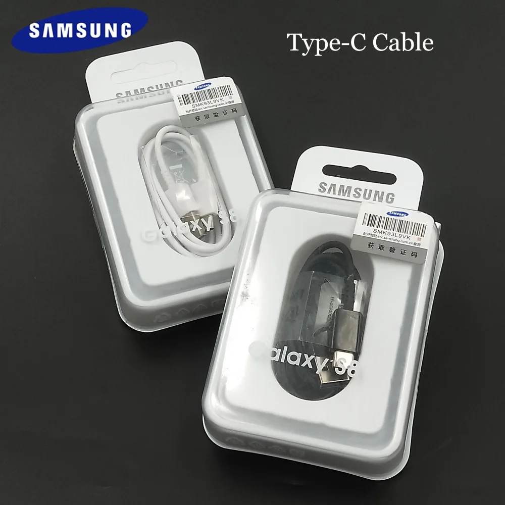 

Samsung USB Type C Cable 2A Fast Charger Type-C Data Line 120cm Original For Samsung Galaxy S8 S9 Plus Note 8 9 A3 A5 A7 2017 A8