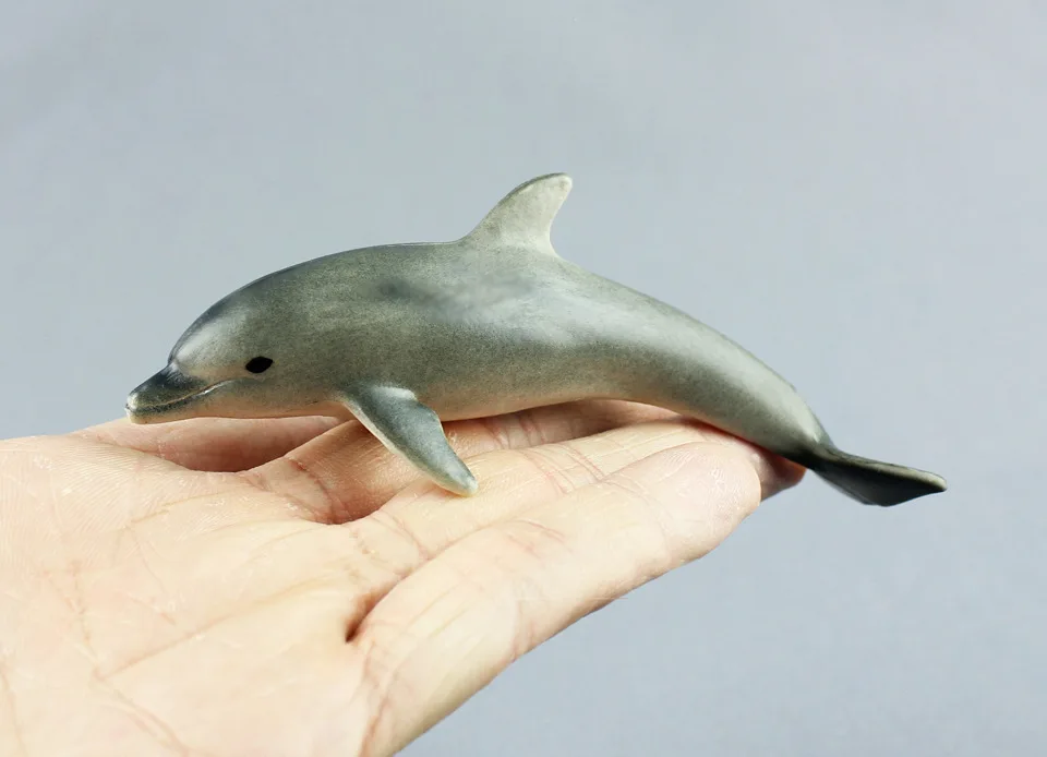 

Marine life simulation dolphin Static Plastic toy mini 10x4cm model Environmental PVC Cognition model funny toy gift w0890