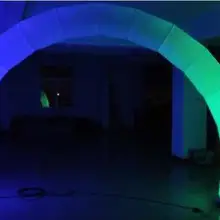 Гигантская надувная АРКА archway с RGB огнями и двумя воздуходувками 5 м x 3 м для свадьбы, вечерние, мяч, коммерческая реклама