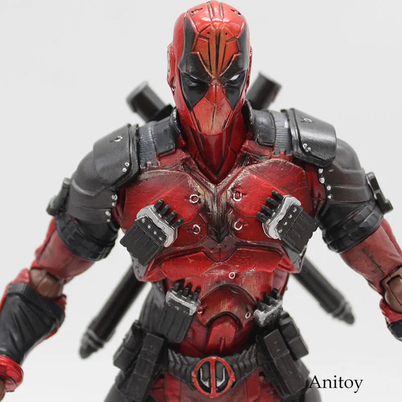 Дэдпул фигурка X-men Marvel Universe Variant Play Arts Kai Deadpool оружие ПВХ фигурка Коллекционная модель кукла игрушка 26 см