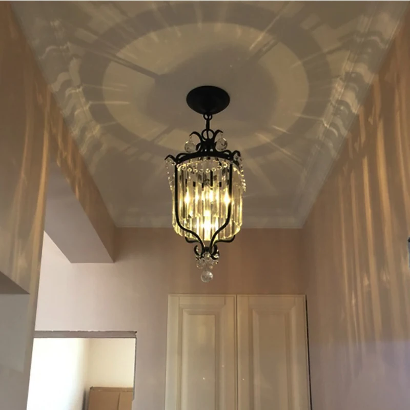 Black Industrial Wrought Iron pendant lamp For font b Bar b font Study Hotel Restaurant pendant