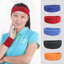 Резинка для волос для йоги, Спортивная эластичная повязка на голову, впитывающая пот, полотенце для йоги, повязка для волос для занятий йогой и пилатесом, хлопковая повязка для волос