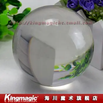 

90MM Clear Crystal Ball Light Crystal Ball Contact Juggling Good Package Magic Toys Magic Props