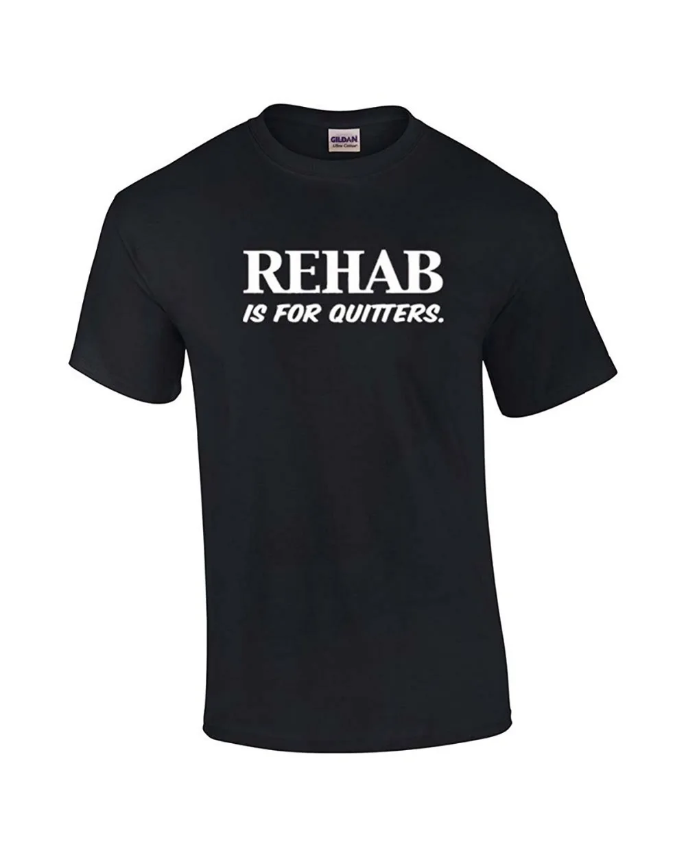 

2018 Summer Rehab Is For Quitters Funny Beer T-Shirt 100% Cotton Casual T Shirt