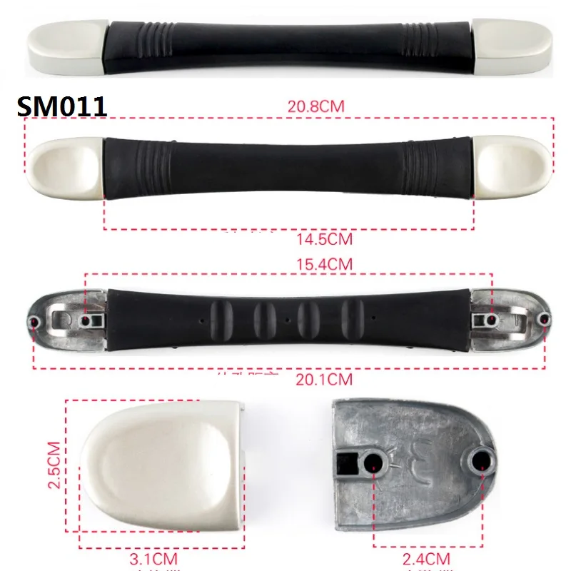 200PCSReplacement Suitcase Luggage Handle Grip Spare Fix Holders Box Pull Carry Strap Luggage Repair Accessories dhl FREE SHIP