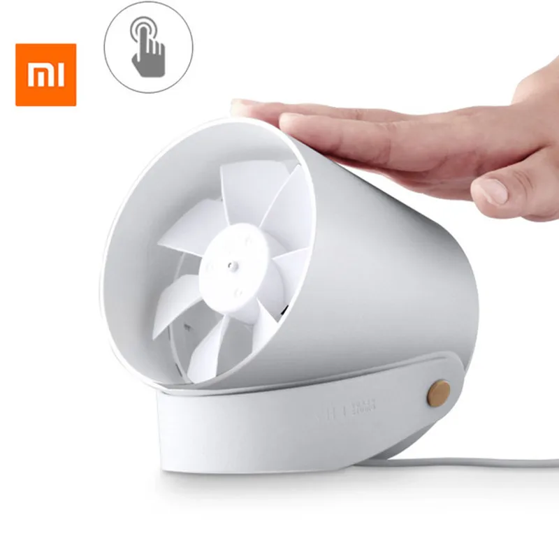 Оригинальный XiaoMi mijia VH вентилятор с двумя листами бесшумный сенсорный