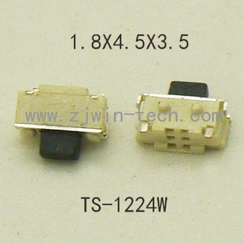 

20PCS/100PCS SMT 2X4MM 2PIN Tactile Tact Push Button Micro Switch Self-Reset Momentary for phone side push button/MP3/MP4