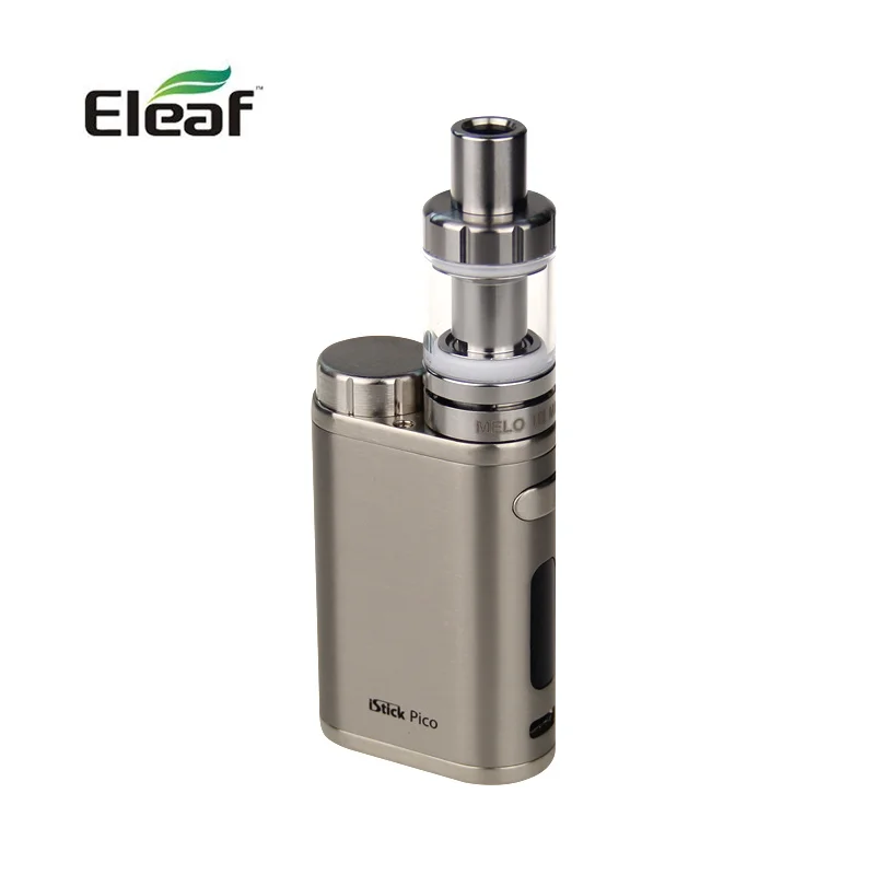 100% Аутентичный набор Eleaf iStick Pico 75 Вт MELO III бак 2 мл/4 мл с режимами VW/Bypass/TC/TCR