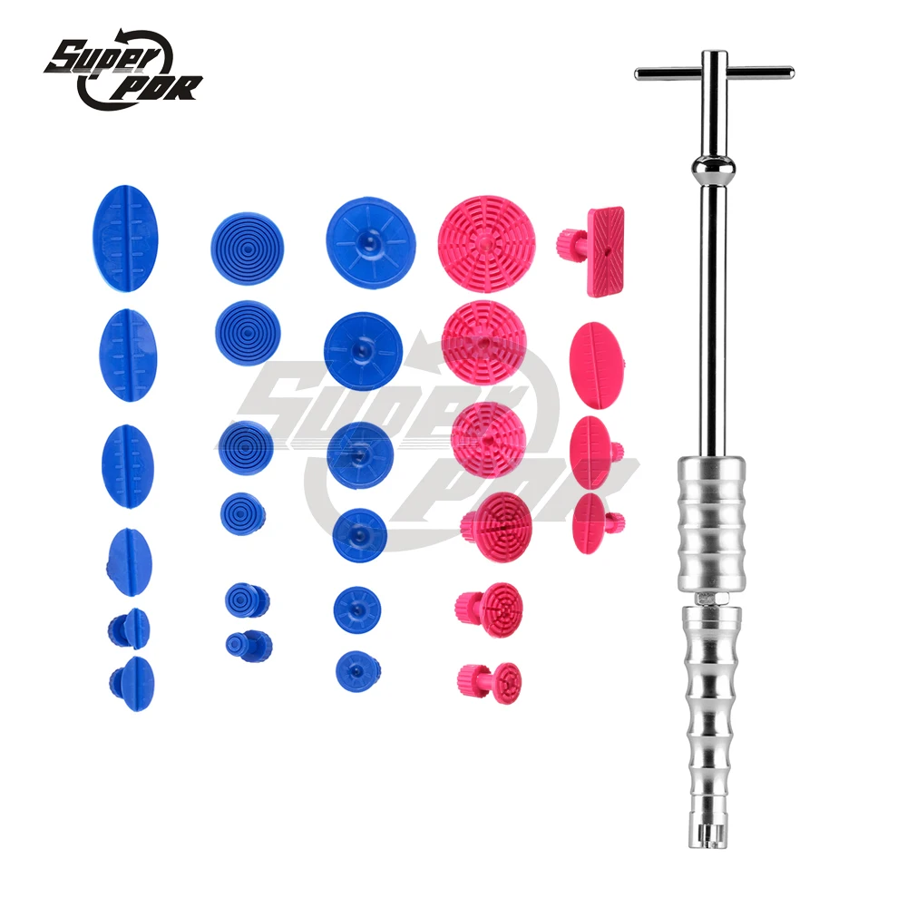 

Dent Repair Paintless Super PDR Tools Kit Slide Hammer Glue Tabs Professional PRD Tools Set