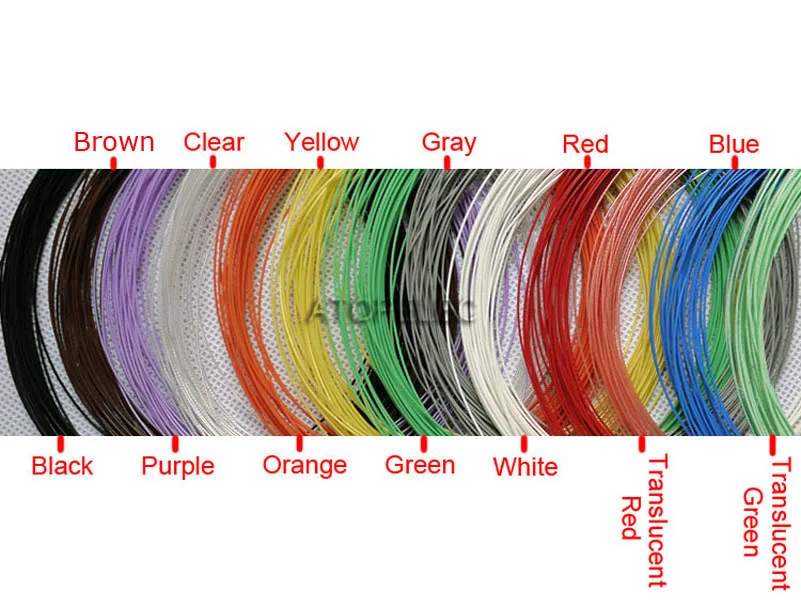 

30AWG 0.7mm Diameter FEP F46 Teflon Wire Silver Plated OFC Cable Earphone DIY Black/Brown/Red/Yellow/Green/Blue/Gray/White/Clear