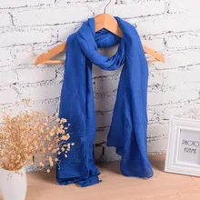New Fashion Winter Pure Women Scarf Long Cotton Candy Colors Shawl 18 Colors Warm Soft Women Muffler