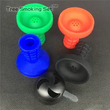 1 шт мульти-отверстие силикон+ металл дым чаша для кальяна Кальян вода курительная трубка уголь плита горелка держатель угля для кальяна