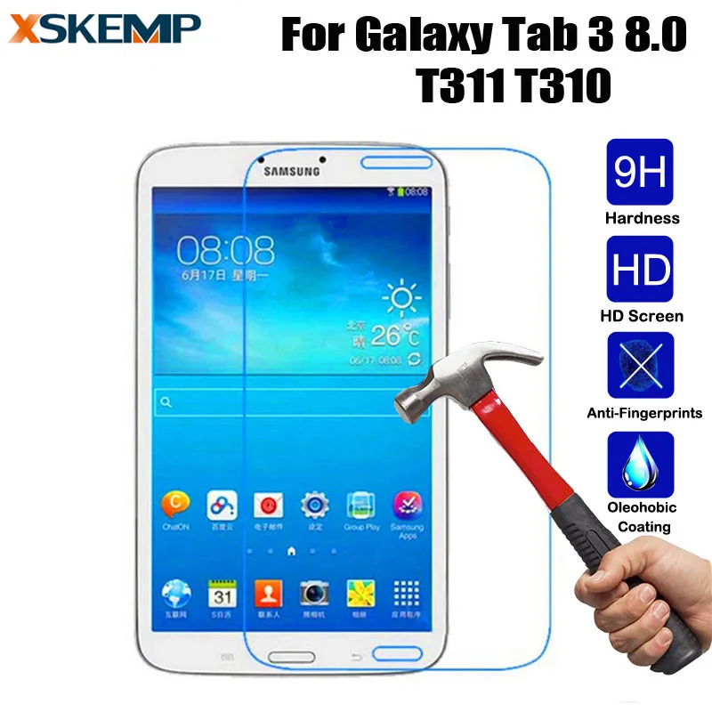 Full HD Tempered Glass LCD Screen Protector Film CoverFor Samsung Galaxy Tablets