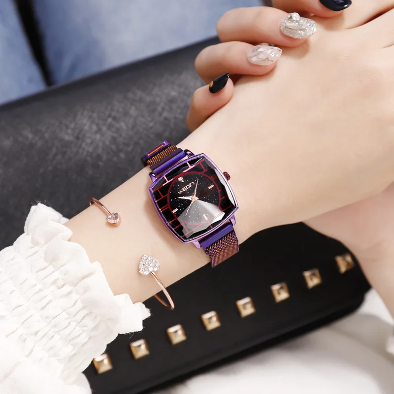 Luxury Brand Women Watch For Female Clock Fashion Elegant Magnet Buckle Ladies Wrist Watch Starry Sky relogio feminino Gift