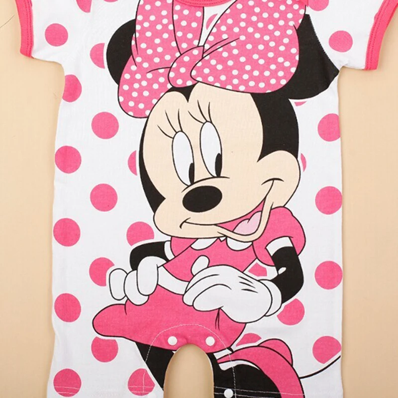 Verano mamelucos de bebé de algodón bebé niña Mickey ropa de bebé recién nacido ropa Bebe infantil monos