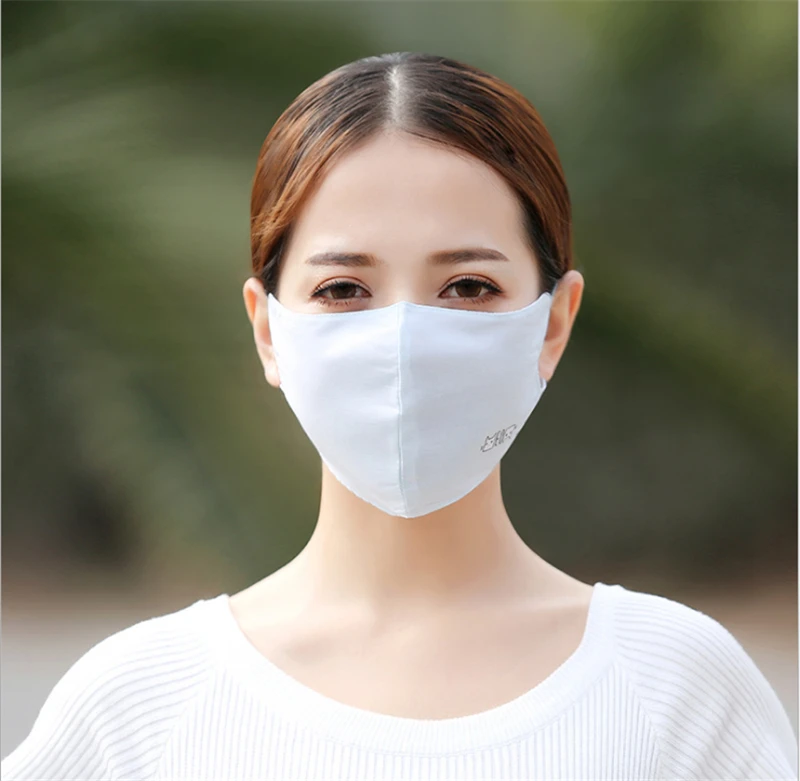 

4pcs Fashion Cartoon Pattern Cat Mask Cute 3D Print Cotton Mouth Muffle Masks Outdoor Mask for Women