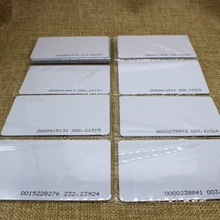 1000 шт./лот RFID 125 кГц карта EM4100 TK4100 смарт-карт ID карточки PVC Подходит для доступа Управление посещаемость времени